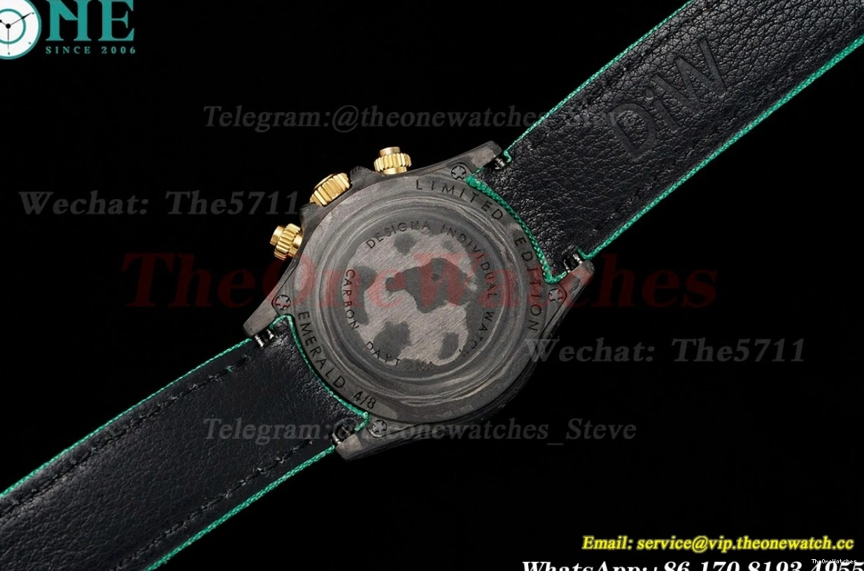 Black NY Daytona Diw Carbon Black 40mm DD4130 N6F 0410